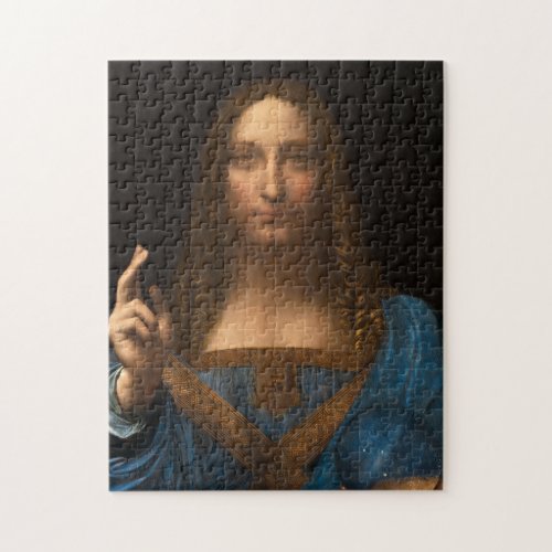 Salvator Mundi by Leonardo da Vinci Jigsaw Puzzle