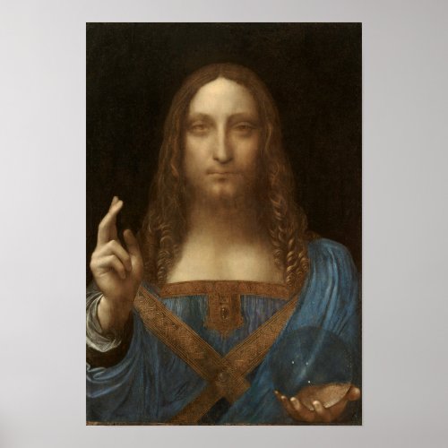 Salvator Mundi by Leonardo da Vinci _ poster