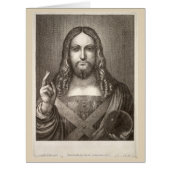 Salvator Mundi by Wenceslaus Hollar after Leonardo (Front)