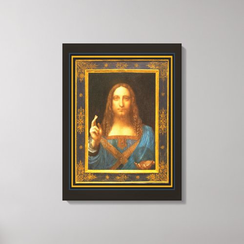 Salvator Mundi c 1500 Leonardo da Vinci  Canvas Print