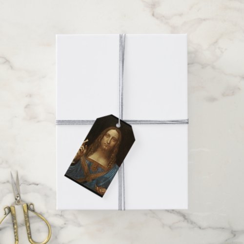 Salvator Mundi Christ with World in His Hand Gift Tags