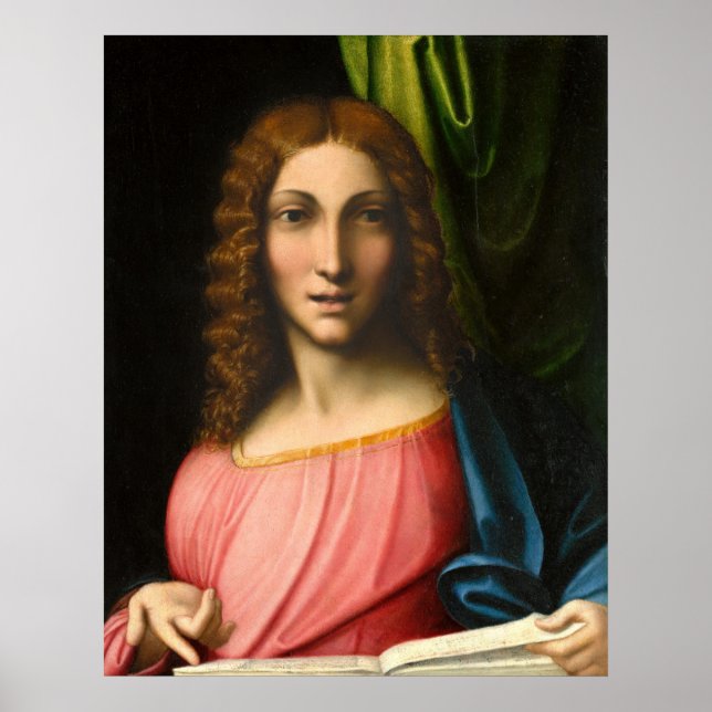 Salvator Mundi - Correggio Fine Art Poster (Front)