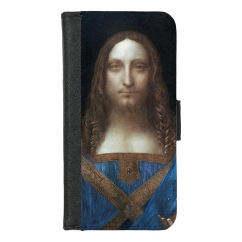 Salvator Mundi Jesus Christ Leonardo da Vinci iPhone 87 Wallet Case