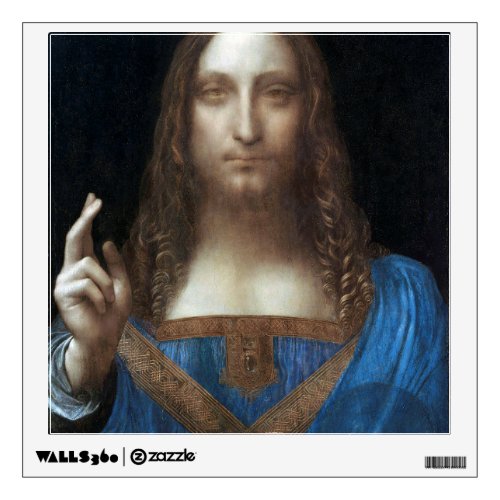 Salvator Mundi Jesus Christ Leonardo da Vinci Wall Decal