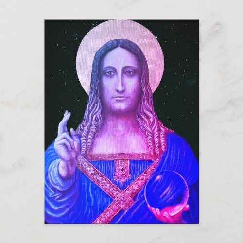 Salvator Mundi  Postcard