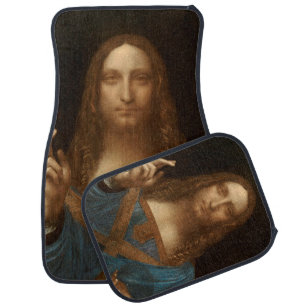 Salvator Mundi (Savior of the World) (da Vinci) Car Floor Mat