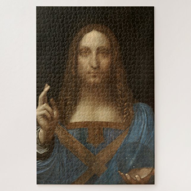 Salvator Mundi (Savior of the World) (da Vinci) Jigsaw Puzzle (Vertical)