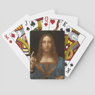 Salvator Mundi (Savior of the World) (da Vinci) Poker Cards