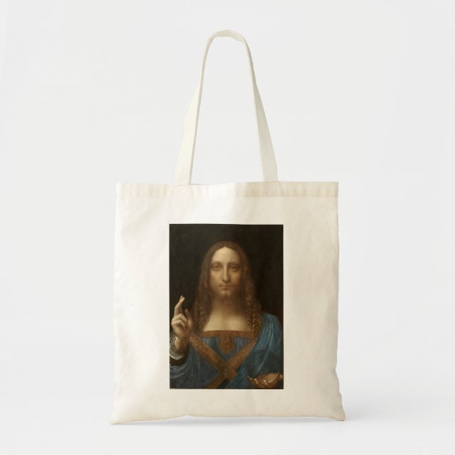Salvator Mundi (Savior of the World) (da Vinci) Tote Bag (Front)