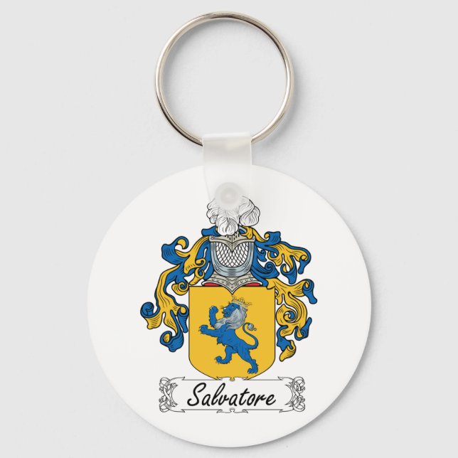 Salvatore Family Crest Keychain (Front)