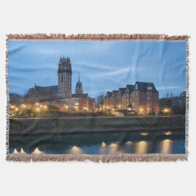 Salvatorkirche Duisburg Throw Blanket (Front)