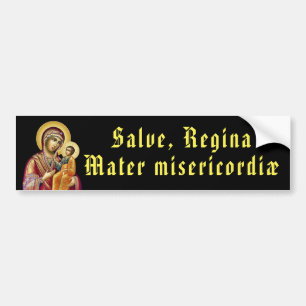Salve Regina mater misericordiae Bumper Sticker