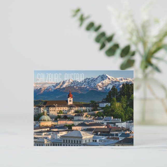 Salzburg, Austria Backdrop Postcard (Standing Front)