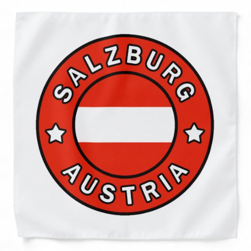 Salzburg Austria Bandana