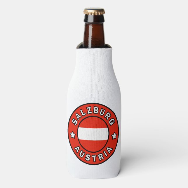 Salzburg Austria Bottle Cooler (Bottle Front)
