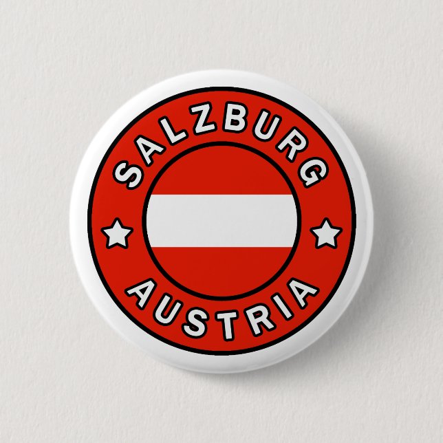 Salzburg Austria Button (Front)