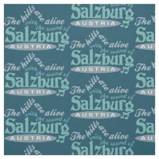 Salzburg Austria custom color fabric