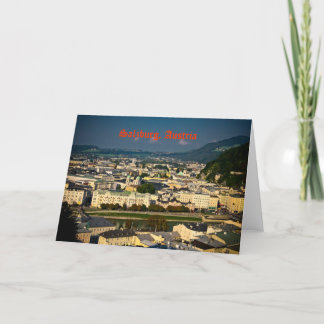 Salzburg, Austria Greeting Card