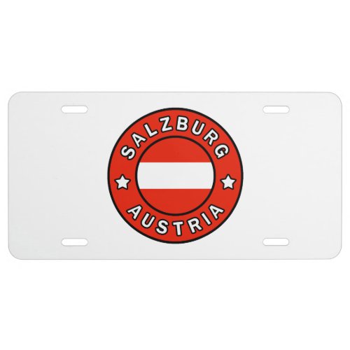 Salzburg Austria License Plate