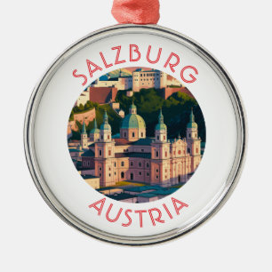 Salzburg Austria Metal Ornament