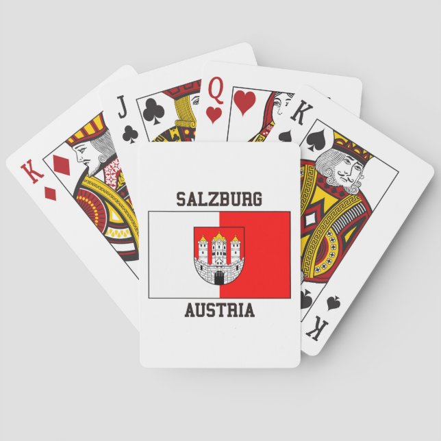 Salzburg Austria Poker Cards (Back)