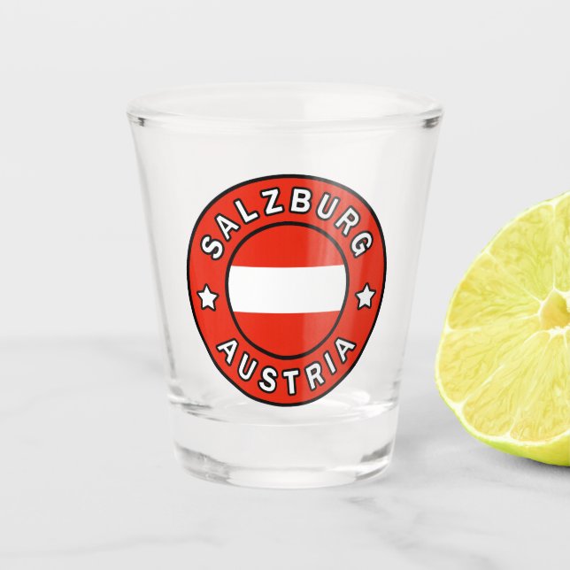 Salzburg Austria Shot Glass (Front)