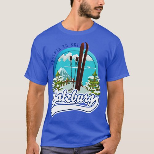 Salzburg Austria to ski T_Shirt