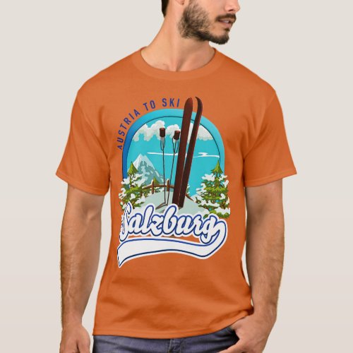 Salzburg Austria to ski T_Shirt