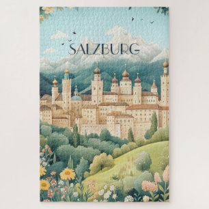 Salzburg Austria Travel Jigsaw Puzzle