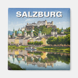 Salzburg Austria Travel Magnet