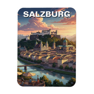 Salzburg Austria Travel Magnet