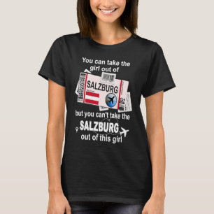 Salzburg Boarding Pass  Salzburg Girl  Salzburg T-Shirt