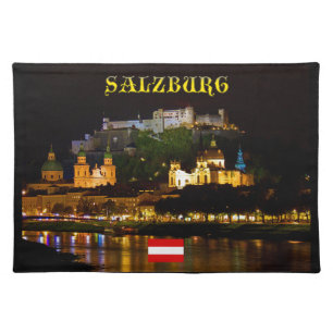 Salzburg Castle Austria - High Quality Pro Photo Cloth Placemat