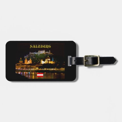 Salzburg Castle Austria _ High Quality Pro Photo Luggage Tag