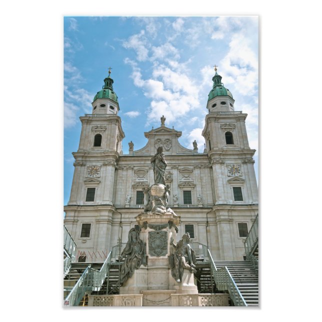 Salzburg Cathedral Photo Print (Front)