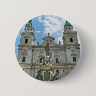Salzburg Cathedral Pinback Button