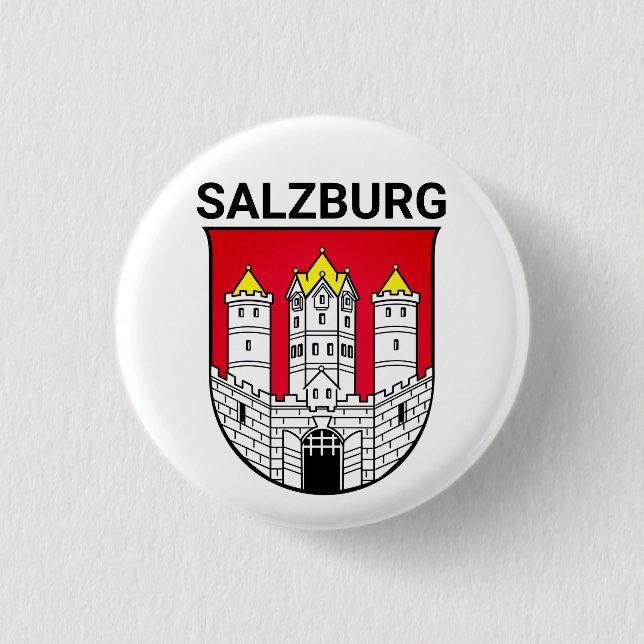 Salzburg coat of arms - AUSTRIA Button (Front)