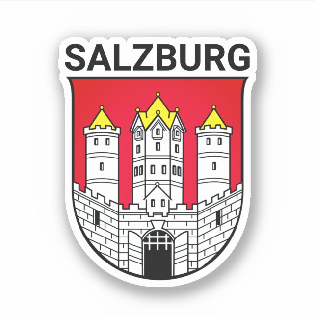 Salzburg coat of arms - AUSTRIA Sticker (Front)