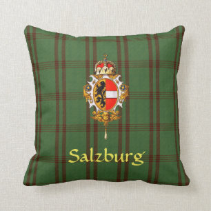 Salzburg Coat of Arms Throw Pillow