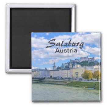 Salzburg In Austria Europe Souvenir Magnet by stdjura at Zazzle