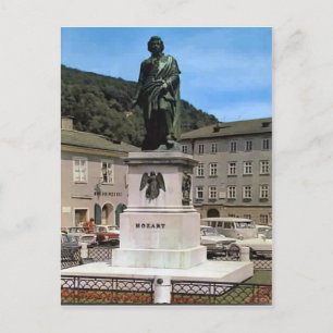 Salzburg, Mozart Memorial Postcard