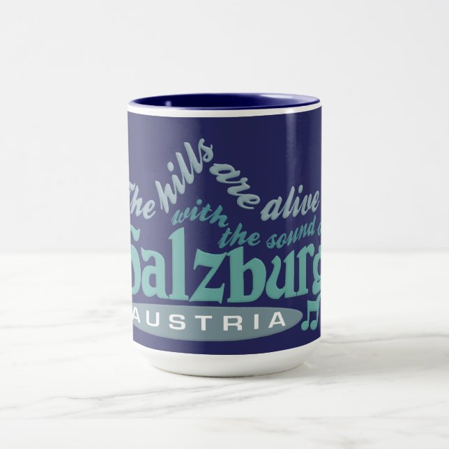 Salzburg mugs - choose style & color (Center)
