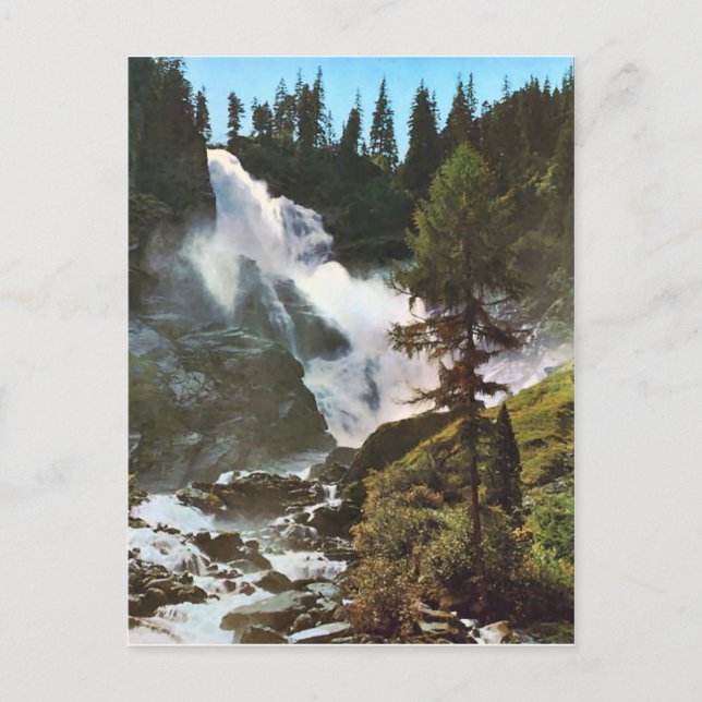 Salzburg, Oberber Krimmler Wasserfalle Postcard (Front)