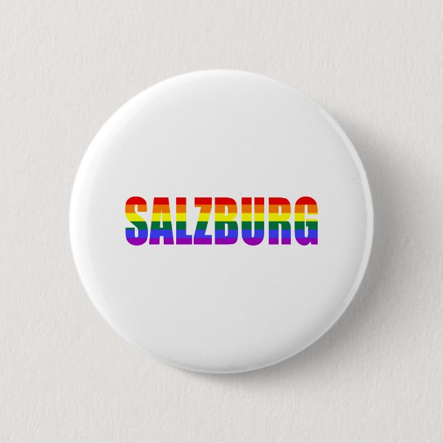 Salzburg Pride Pinback Button (Front)