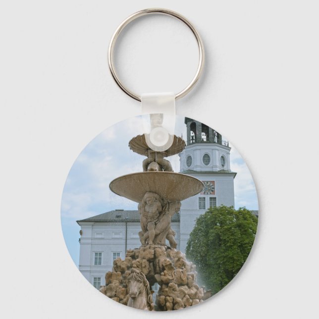 Salzburg Residence Fountain Keychain (Front)