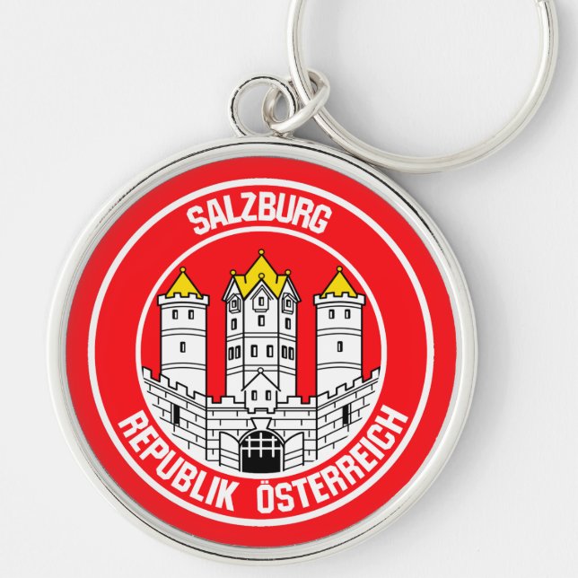 Salzburg Round Emblem Keychain (Front)