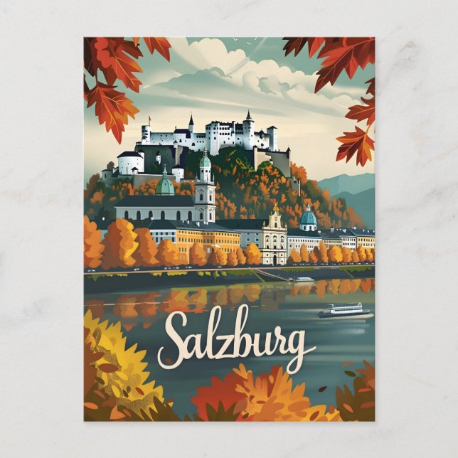 Salzburg Vintage Postcard (Front)
