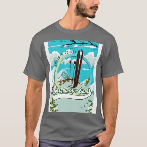 salzburgerland austria to ski T_Shirt