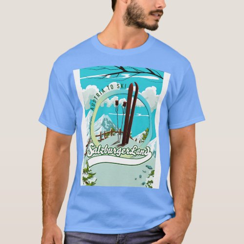 salzburgerland austria to ski T_Shirt