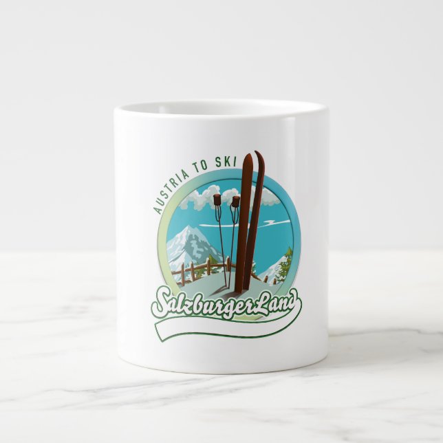 Salzburgerland Austrian Ski Giant Coffee Mug (Front)
